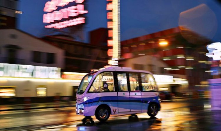 Тестирование беспилотного такси в Лас-Вегасе